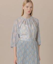 MACKINTOSH LONDON | 【BIBURY FLOWER】バイブリーオーガンジーブラウス(シャツ/ブラウス)