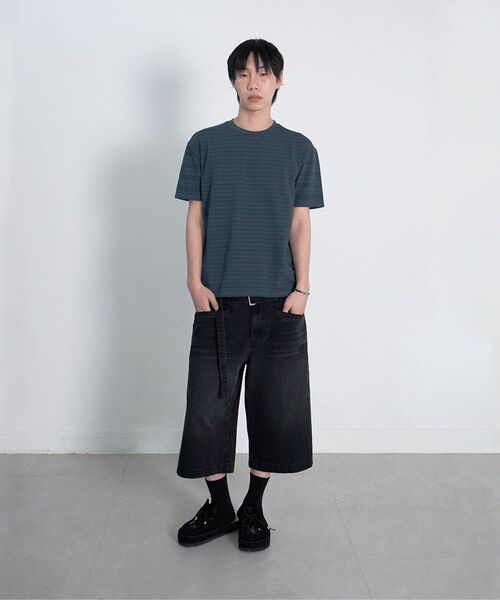 Millo Archive（ミロ アーカイブ）の「リゼル ベルト付きバミューダパンツ [デニムブラック]（その他パンツ・メンズ・その他・MEDIUM/LARGE/X-LARGE）」の10枚目の写真