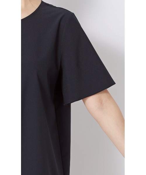 AOYAMA(アオヤマ)の「【みんなのブラウス】ゼロプレッシャーブラウス【涼】【クルーネック】【半袖】(シャツ/ブラウス・レディース・ネイビー/ラベンダー/ホワイト・S/M/L/LL)」の12枚目の写真