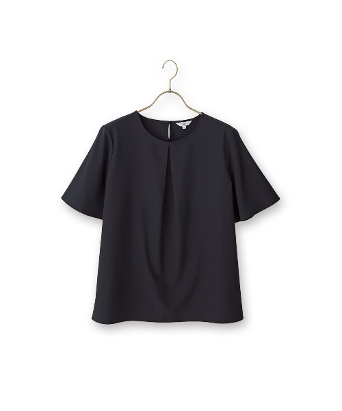 AOYAMA(アオヤマ)の「【みんなのブラウス】ゼロプレッシャーブラウス【涼】【クルーネック】【半袖】(シャツ/ブラウス・レディース・ネイビー/ラベンダー/ホワイト・S/M/L/LL)」の17枚目の写真