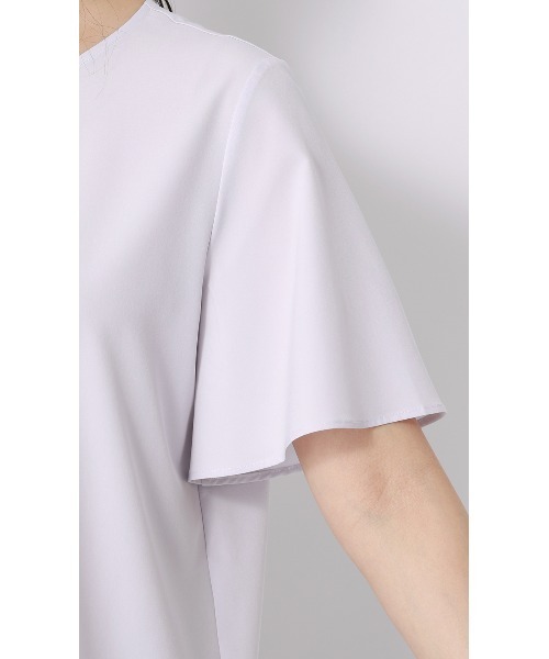 AOYAMA(アオヤマ)の「【みんなのブラウス】ゼロプレッシャーブラウス【涼】【クルーネック】【半袖】(シャツ/ブラウス・レディース・ネイビー/ラベンダー/ホワイト・S/M/L/LL)」の19枚目の写真