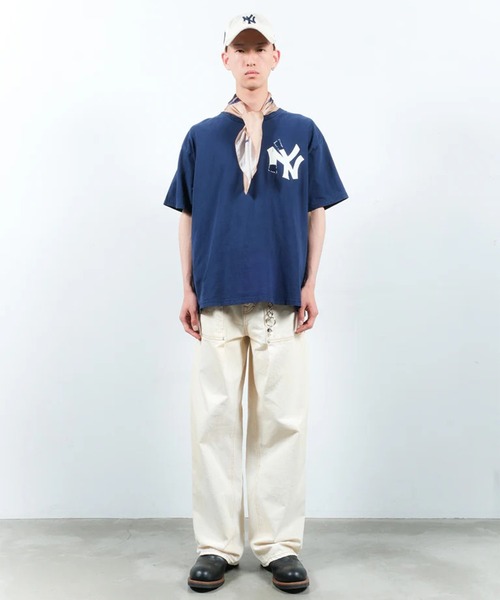 Jieda（ジエダ）の「【Jieda/ジエダ】NOT YOUR TEAM TEE（Tシャツ/カットソー・メンズ・ブラック/ネイビー/ホワイト・1/2）」の4枚目の写真