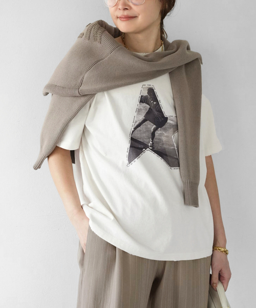 GOLDEN GOOSE(ゴールデングース)の「【GOLDEN GOOSE / ゴールデングース】STAR T(Tシャツ/カットソー・レディース・アイボリー・FREE)」の3枚目の写真