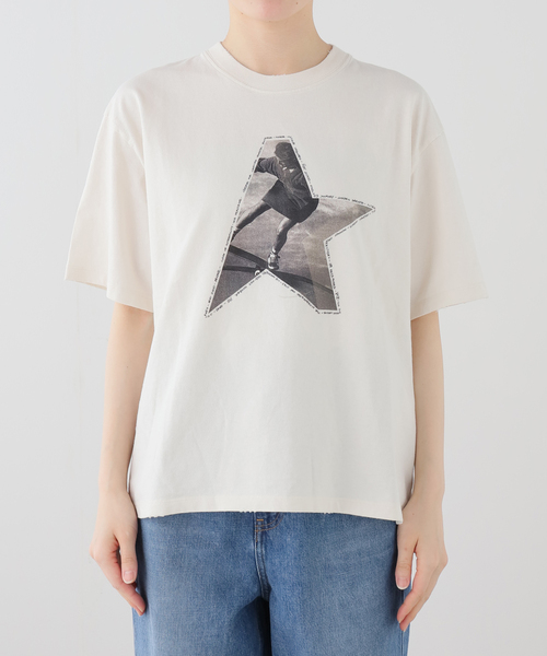 GOLDEN GOOSE(ゴールデングース)の「【GOLDEN GOOSE / ゴールデングース】STAR T(Tシャツ/カットソー・レディース・アイボリー・FREE)」の7枚目の写真