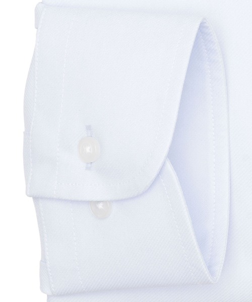 TOKYO SHIRTS（トウキョウシャツ）の「形態安定ノンアイロン ワイド 長袖ビジネスワイシャツ（大きいサイズ・長いサイズ）（ビジネスシャツ・メンズ・サックスブルー・首回り39cm-裄丈88cm/首回り42cm-裄丈90cm）」の3枚目の写真