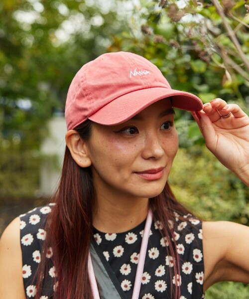 NANGA(ナンガ)の「NANGA/ナンガ '47 COTTON CAP フォーティーセブン コットン キャップ(キャップ・メンズ・ピンク/ブラック/ネイビー/ベージュ・ONE SIZE)」の4枚目の写真