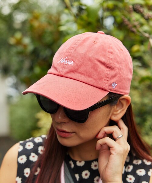 NANGA(ナンガ)の「NANGA/ナンガ '47 COTTON CAP フォーティーセブン コットン キャップ(キャップ・メンズ・ピンク/ブラック/ネイビー/ベージュ・ONE SIZE)」の6枚目の写真