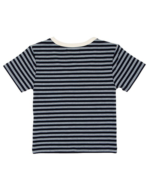 PUNYUS（プニュズ）の「ボーダーＵネックトップス（Tシャツ/カットソー・レディース・ネイビー/ブラウン/レッド・3/5/2/1/4）」の7枚目の写真