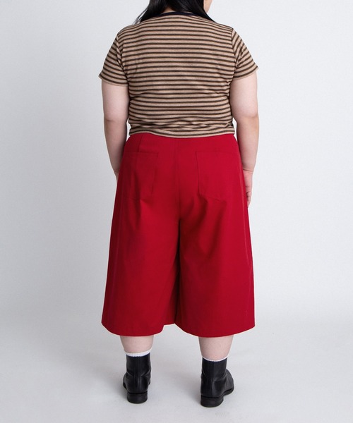 PUNYUS(プニュズ)の「【NEW SIZE】ボーダーUネックトップス(Tシャツ/カットソー・レディース・ネイビー/ブラウン/レッド・3/5/2/1/4)」の8枚目の写真