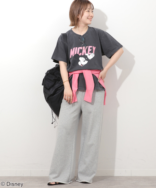 GOOD ROCK SPEED(グッドロックスピード)の「【GOOD ROCK SPEED / グッドロックスピード】<MICKEY MOUSE>Tシャツ(Tシャツ/カットソー・レディース・ブラウン/ホワイト/ブラック系その他/ブラック・MEDIUM)」の12枚目の写真