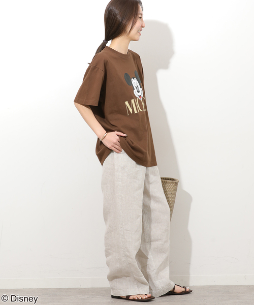 GOOD ROCK SPEED(グッドロックスピード)の「【GOOD ROCK SPEED / グッドロックスピード】<MICKEY MOUSE>Tシャツ(Tシャツ/カットソー・レディース・ブラウン/ホワイト/ブラック系その他/ブラック・MEDIUM)」の10枚目の写真