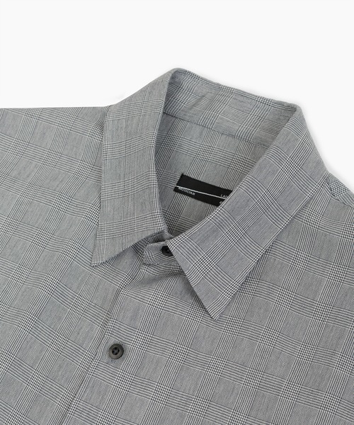 LAD MUSICIAN（ラッドミュージシャン）の「MODAL GLEN CHECK BIG SHIRT（シャツ/ブラウス・メンズ・グレー系/ブルー系・44/42/46）」の6枚目の写真
