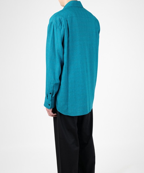 LAD MUSICIAN（ラッドミュージシャン）の「MODAL GLEN CHECK BIG SHIRT（シャツ/ブラウス・メンズ・グレー系/ブルー系・44/42/46）」の10枚目の写真