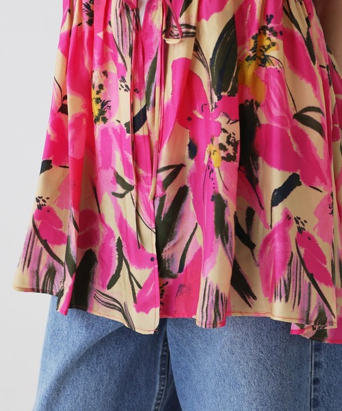 BABYLONE(バビロン)の「花柄キャミチュニック(キャミソール・レディース・ピンク・フリー)」の13枚目の写真