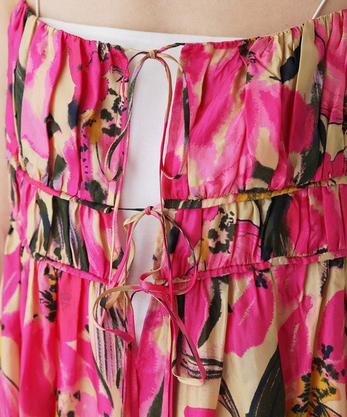 BABYLONE(バビロン)の「花柄キャミチュニック(キャミソール・レディース・ピンク・フリー)」の14枚目の写真