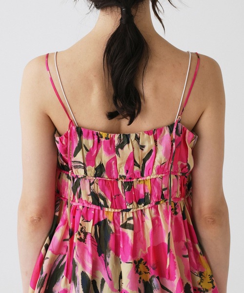 BABYLONE(バビロン)の「花柄キャミチュニック(キャミソール・レディース・ピンク・フリー)」の11枚目の写真