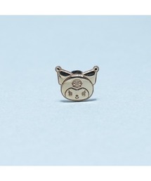 ハローキティコラボ（ハローキティコラボ）の「クロミ/KUROMI Faith No More ピアス/K10YG レディース サンリオキャラクターズ コラボ（ピアス（片耳用））」