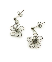 CARROLL キャロル シアフラワードロップデザインピアス