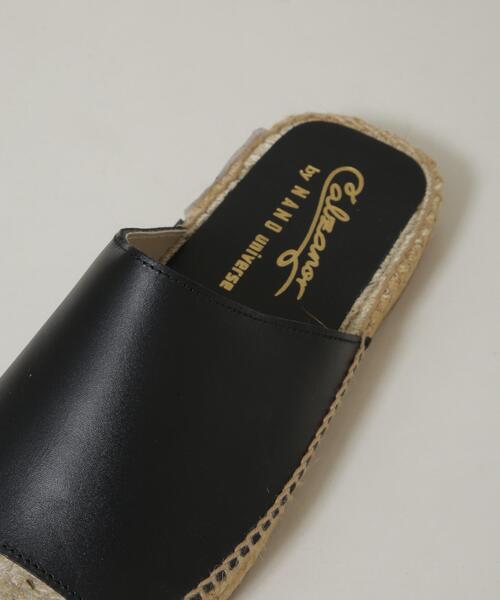 Calzanor(カルザノール)の「calzanor/別注 レザー サンダル / エスパドリーユ(サンダル・メンズ・ブラック/ベージュ・43/42/41)」の8枚目の写真