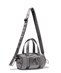 036 DUFFLE BAG SMALL-GLOSSY METAL