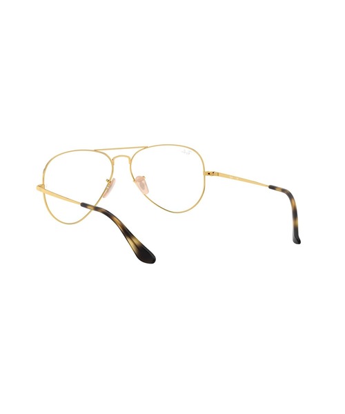 Ray-Ban(レイバン)の「【新着】Ray-Ban レイバン メガネフレーム AVIATOR/0RX6489 2500/BLACKPINK/JENNIE/ブラックピンク/ジェニー着用モデル(メガネ・レディース・ゴールド・ONE SIZE)」の10枚目の写真