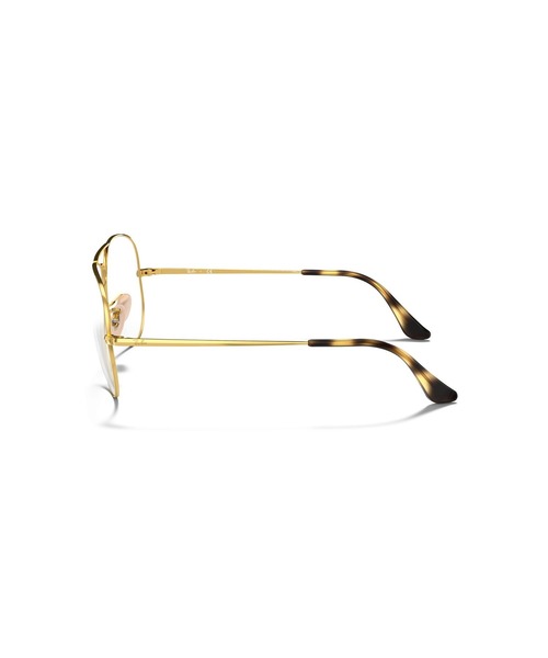 Ray-Ban(レイバン)の「【新着】Ray-Ban レイバン メガネフレーム AVIATOR/0RX6489 2500/BLACKPINK/JENNIE/ブラックピンク/ジェニー着用モデル(メガネ・レディース・ゴールド・ONE SIZE)」の3枚目の写真