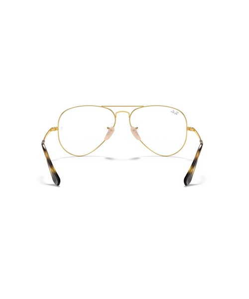 Ray-Ban(レイバン)の「【新着】Ray-Ban レイバン メガネフレーム AVIATOR/0RX6489 2500/BLACKPINK/JENNIE/ブラックピンク/ジェニー着用モデル(メガネ・レディース・ゴールド・ONE SIZE)」の4枚目の写真