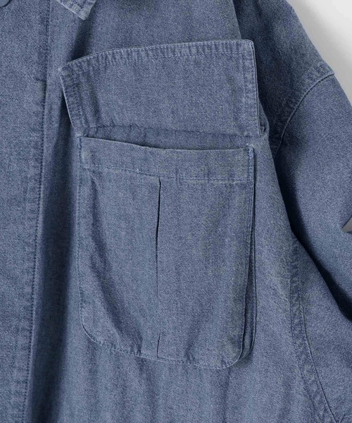 BAYFLOW(ベイフロー)の「【EF(エフ)】シャツアウター(MEN)(その他アウター・メンズ・カーキ/インディゴブルー/その他1・MEDIUM/LARGE)」の7枚目の写真