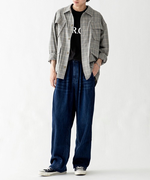 BAYFLOW（ベイフロー）の「【EF(エフ)】シャツアウター（MEN）（その他アウター・メンズ・カーキ/インディゴブルー/その他1・MEDIUM/LARGE）」の10枚目の写真