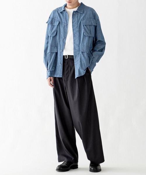BAYFLOW（ベイフロー）の「【EF(エフ)】シャツアウター（MEN）（その他アウター・メンズ・カーキ/インディゴブルー/その他1・MEDIUM/LARGE）」の13枚目の写真