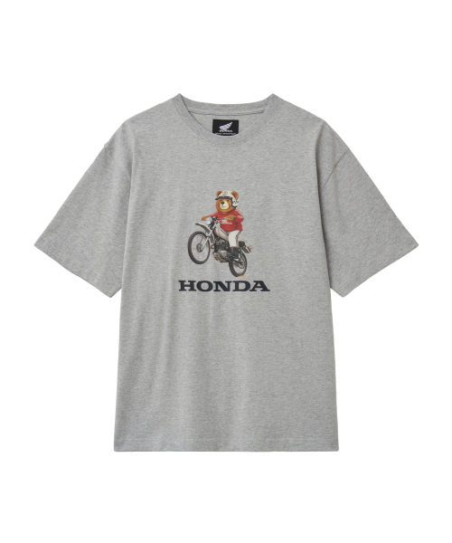PHYPS MOTORCYCLE(フィップスモーターサイクル)の「Offroad Bear Short Sleeve Gray(Tシャツ/カットソー・レディース・その他・SMALL/MEDIUM/LARGE/X-LARGE)」の1枚目の写真
