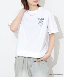 CALIFORNIA HAVE A NICE TIME !（カリフォルニアハブァナイスタイム）の「YALE/MICHIGAN HEAVY WEIGHT T-SHIRT 厚手 6.6oz クルーネック ユニセックス コットン100% 半袖（Tシャツ/カットソー）」
