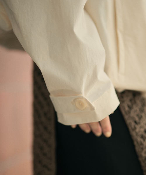 LAULEN(ローレン)の「balloon hem zip up hooded blouson /裾バルーンジップアップフーデッドブルゾン(ブルゾン・レディース・アイボリー・FREE)」の3枚目の写真
