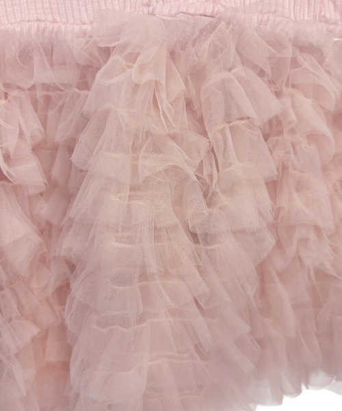 HONEY MI HONEY(ハニーミーハニー)の「tulle peplum rib cutsew(Tシャツ/カットソー・レディース・ホワイト/ピンク/グレー/ブラック・FREE)」の21枚目の写真