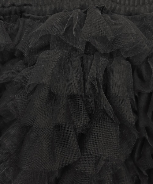HONEY MI HONEY(ハニーミーハニー)の「tulle peplum rib cutsew(Tシャツ/カットソー・レディース・ホワイト/ピンク/グレー/ブラック・FREE)」の22枚目の写真