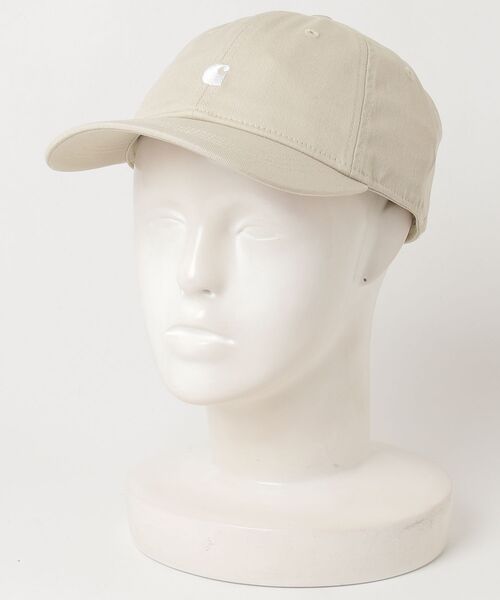 Carhartt WIP（カーハートダブリューアイピー）の「【Carhartt WIP】MADISON LOGO CAP I036730（キャップ・メンズ・グレー/ベージュ/ブラック・FREE）」の3枚目の写真
