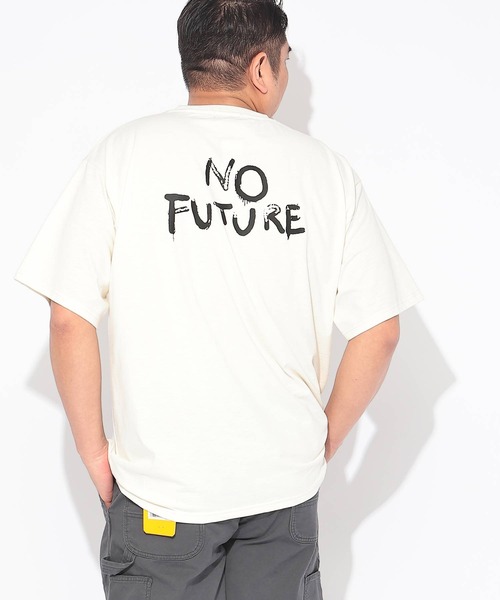 SAKAZEN(サカゼン)の「Tシャツ 半袖 メンズ 大きいサイズ クルーネック カットソー FLOWER THROWER BRANDALISED (ブランダライズド)(Tシャツ/カットソー・メンズ・ブラック/ホワイト・X1(3L~4L)/X2(4L~5L)/X3(6L~7L))」の4枚目の写真