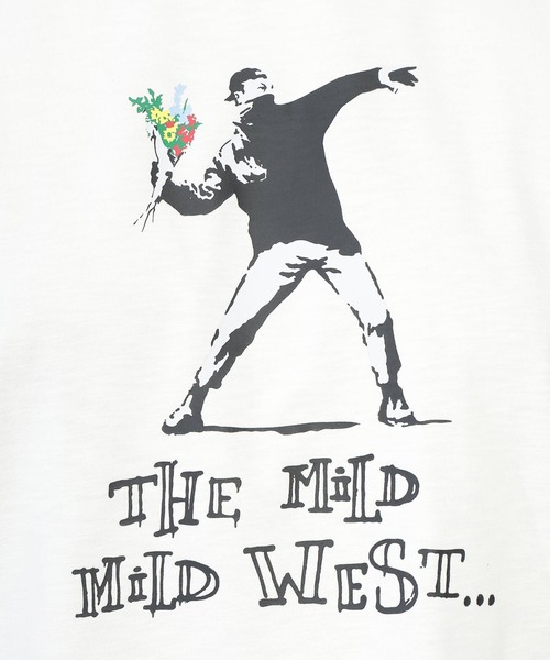 SAKAZEN(サカゼン)の「Tシャツ 半袖 メンズ 大きいサイズ クルーネック カットソー FLOWER THROWER BRANDALISED (ブランダライズド)(Tシャツ/カットソー・メンズ・ブラック/ホワイト・X1(3L~4L)/X2(4L~5L)/X3(6L~7L))」の18枚目の写真