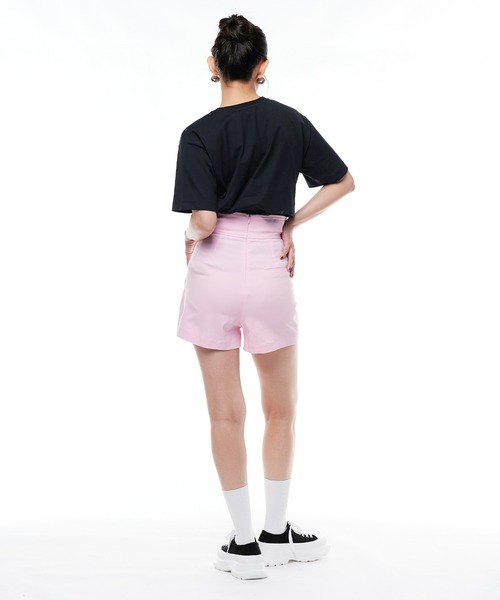 Narcissus(ナルシス)の「【Narcissus】ハイウエストデザインパンツ ショートパンツ(その他パンツ・レディース・ピンク/ブラック・FREE)」の22枚目の写真