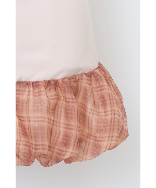 MISTREASS(ミストレアス)の「Check balloon hem dress(ワンピース・レディース・ベージュ/グレー・MEDIUM/SMALL)」の17枚目の写真