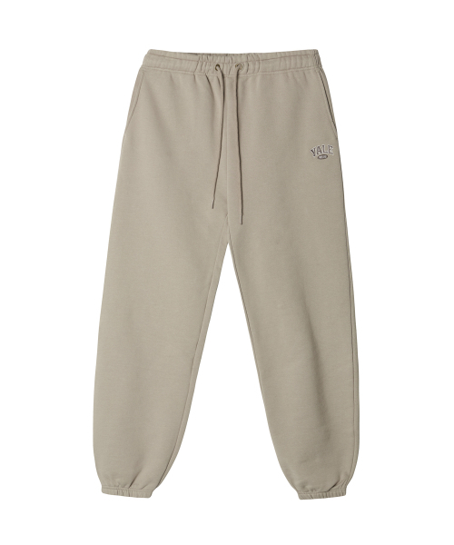 YALE(イェール)の「スモールツートンアーチスウェットパンツ_ベージュ(スウェットパンツ・レディース・その他・SMALL/MEDIUM/LARGE/X-LARGE)」の1枚目の写真