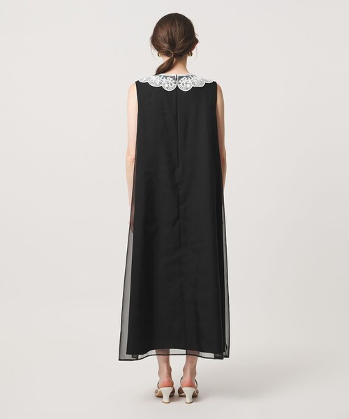 UNITED ARROWS(ユナイテッドアローズ)の「オーガンジー レース ワンピース(ワンピース・レディース・ブラック/ネイビー・38/36)」の10枚目の写真