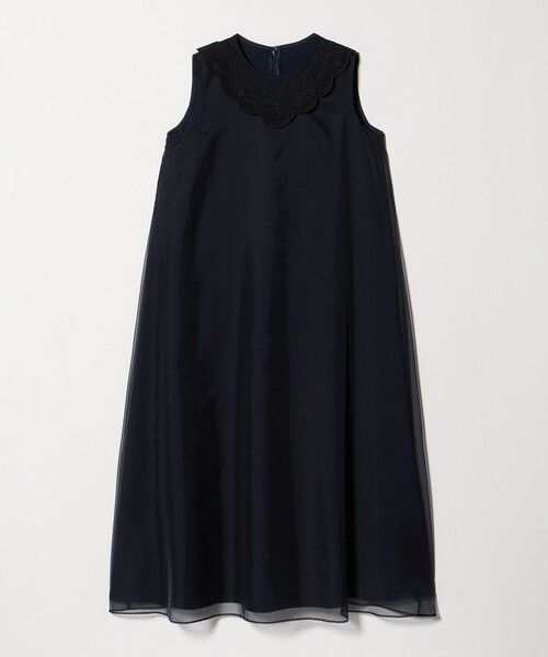 UNITED ARROWS(ユナイテッドアローズ)の「オーガンジー レース ワンピース(ワンピース・レディース・ブラック/ネイビー・38/36)」の14枚目の写真