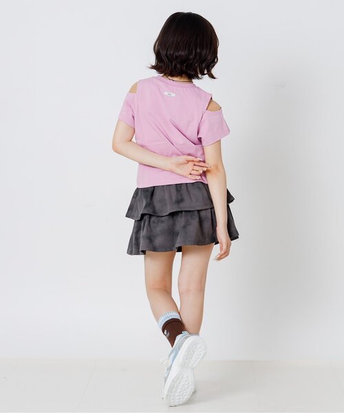 algy(アルジー)の「チェリーロゴカラバリ半袖Tシャツ(Tシャツ/カットソー・キッズ・ピンク/サックスブルー/ブラック/オフホワイト/レッド/ライム/グリーン・150/160/140/130/120)」の20枚目の写真
