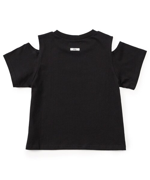 algy(アルジー)の「チェリーロゴカラバリ半袖Tシャツ(Tシャツ/カットソー・キッズ・ピンク/サックスブルー/ブラック/オフホワイト/レッド/ライム/グリーン・150/160/140/130/120)」の14枚目の写真