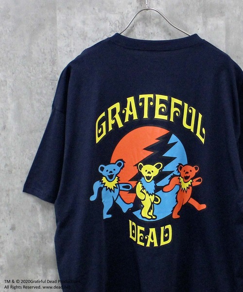 Grateful Dead(グレイトフルデッド)の「メンズ GRATEFUL DEAD グレイトフルデッド オーバーサイズTシャツ(GF24-101)(Tシャツ/カットソー・メンズ・オフホワイト/ホワイト系その他2/ホワイト系その他3/ホワイト系その他/ベージュ系その他/ネイビー/ベージュ/パープル/グリーン系その他/オレンジ/ブラック系その他/杢グレー/チャコールグレー/ダークグリーン/ブラック/グレー系その他・XL/140/37h)」の14枚目の写真