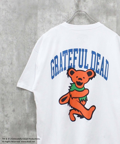 Grateful Dead(グレイトフルデッド)の「メンズ GRATEFUL DEAD グレイトフルデッド オーバーサイズTシャツ(GF24-101)(Tシャツ/カットソー・メンズ・オフホワイト/ホワイト系その他2/ホワイト系その他3/ホワイト系その他/ベージュ系その他/ネイビー/ベージュ/パープル/グリーン系その他/オレンジ/ブラック系その他/杢グレー/チャコールグレー/ダークグリーン/ブラック/グレー系その他・XL/140/37h)」の2枚目の写真