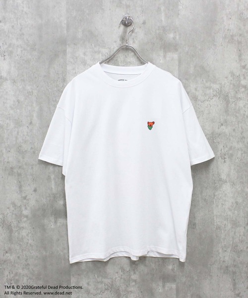 Grateful Dead(グレイトフルデッド)の「メンズ GRATEFUL DEAD グレイトフルデッド オーバーサイズTシャツ(GF24-101)(Tシャツ/カットソー・メンズ・オフホワイト/ホワイト系その他2/ホワイト系その他3/ホワイト系その他/ベージュ系その他/ネイビー/ベージュ/パープル/グリーン系その他/オレンジ/ブラック系その他/杢グレー/チャコールグレー/ダークグリーン/ブラック/グレー系その他・XL/140/37h)」の19枚目の写真