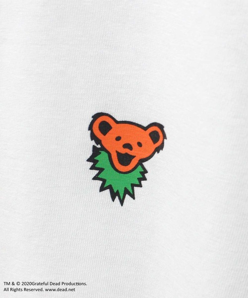 Grateful Dead(グレイトフルデッド)の「メンズ GRATEFUL DEAD グレイトフルデッド オーバーサイズTシャツ(GF24-101)(Tシャツ/カットソー・メンズ・オフホワイト/ホワイト系その他2/ホワイト系その他3/ホワイト系その他/ベージュ系その他/ネイビー/ベージュ/パープル/グリーン系その他/オレンジ/ブラック系その他/杢グレー/チャコールグレー/ダークグリーン/ブラック/グレー系その他・XL/140/37h)」の17枚目の写真