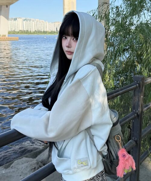 chancechance(チャンスチャンス)の「CEC LABEL ZIP-UP HOODIE (NEON)(パーカー・レディース・その他・SMALL/MEDIUM)」の10枚目の写真